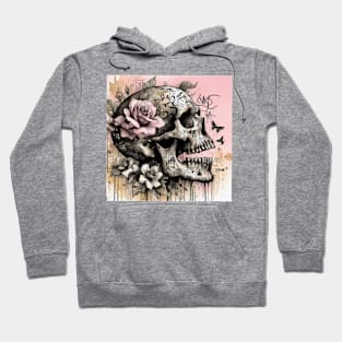 She graffiti skull Hoodie